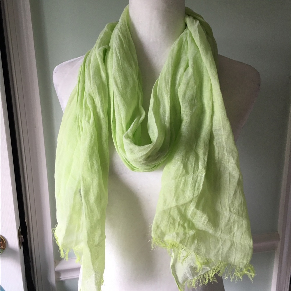 NWOT Eddie Bauer green scarf